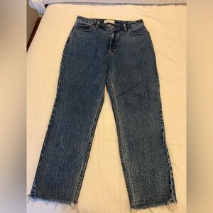 Abercrombie & Fitch Curve Love High Rise Blue Jeans